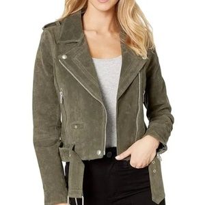 Blank NYC Faux Suede Moto Jacket